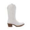 Olivia & Kate Boots | White Cowboy-Boots