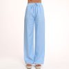 Olivia & Kate Trousers & Jeans | Light Blue Tall Linen-Pants