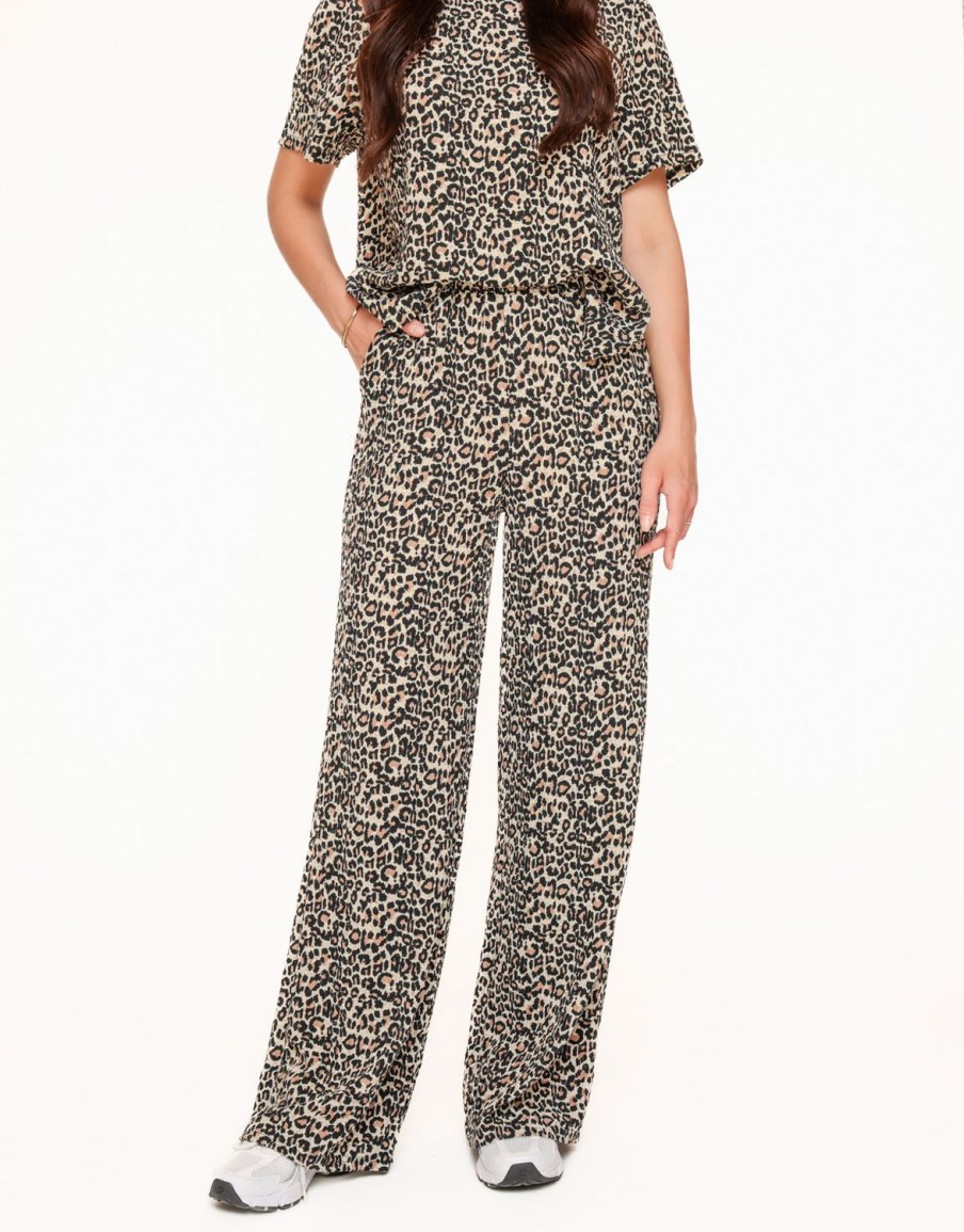 Olivia & Kate Trousers & Jeans | Leopard Pleated-Pants