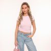 Olivia & Kate Tops | Light Pink Basic Ss-Top