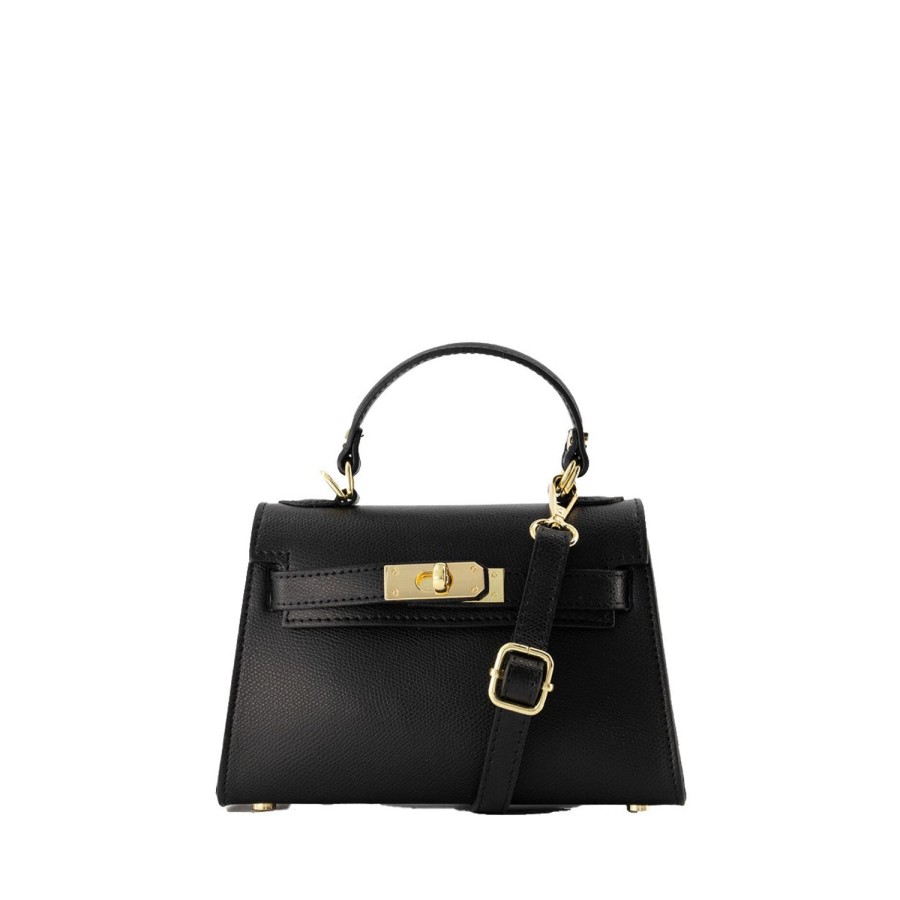 Olivia & Kate Bags | Black Golden Details-Bag