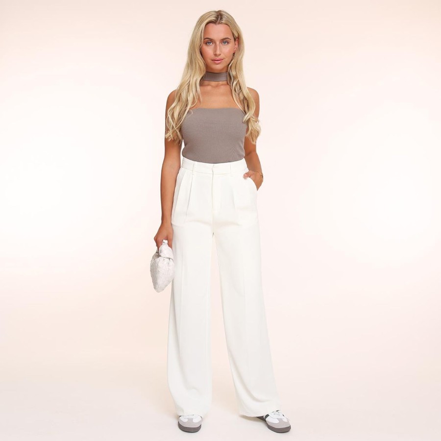 Olivia & Kate Trousers & Jeans | White Wide-Pantalon