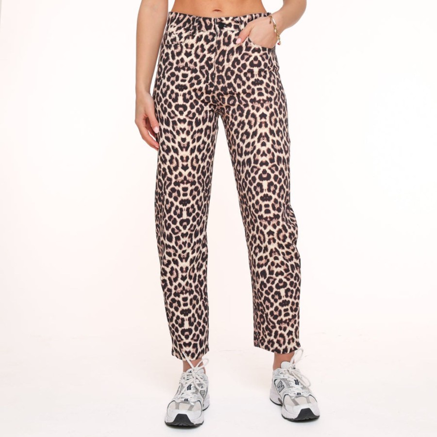 Olivia & Kate Trousers & Jeans | Leopard Mom Ankle-Jeans