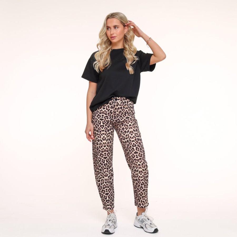 Olivia & Kate Trousers & Jeans | Leopard Mom Ankle-Jeans