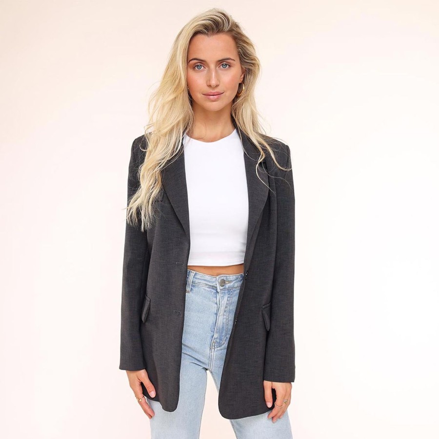 Olivia & Kate Blazers | Dark Grey Classic-Blazer