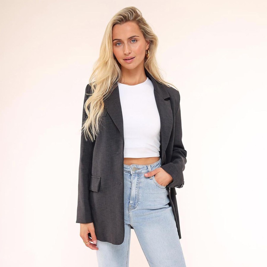 Olivia & Kate Blazers | Dark Grey Classic-Blazer