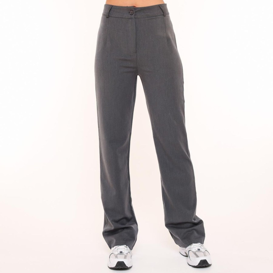 Olivia & Kate Trousers & Jeans | Dark Grey Basic-Pantalon