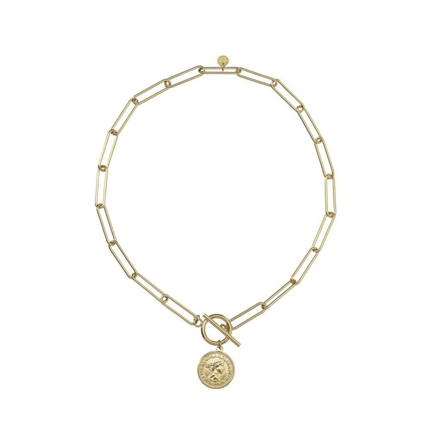 Olivia & Kate Necklaces | Coin Chain Golden-Necklace