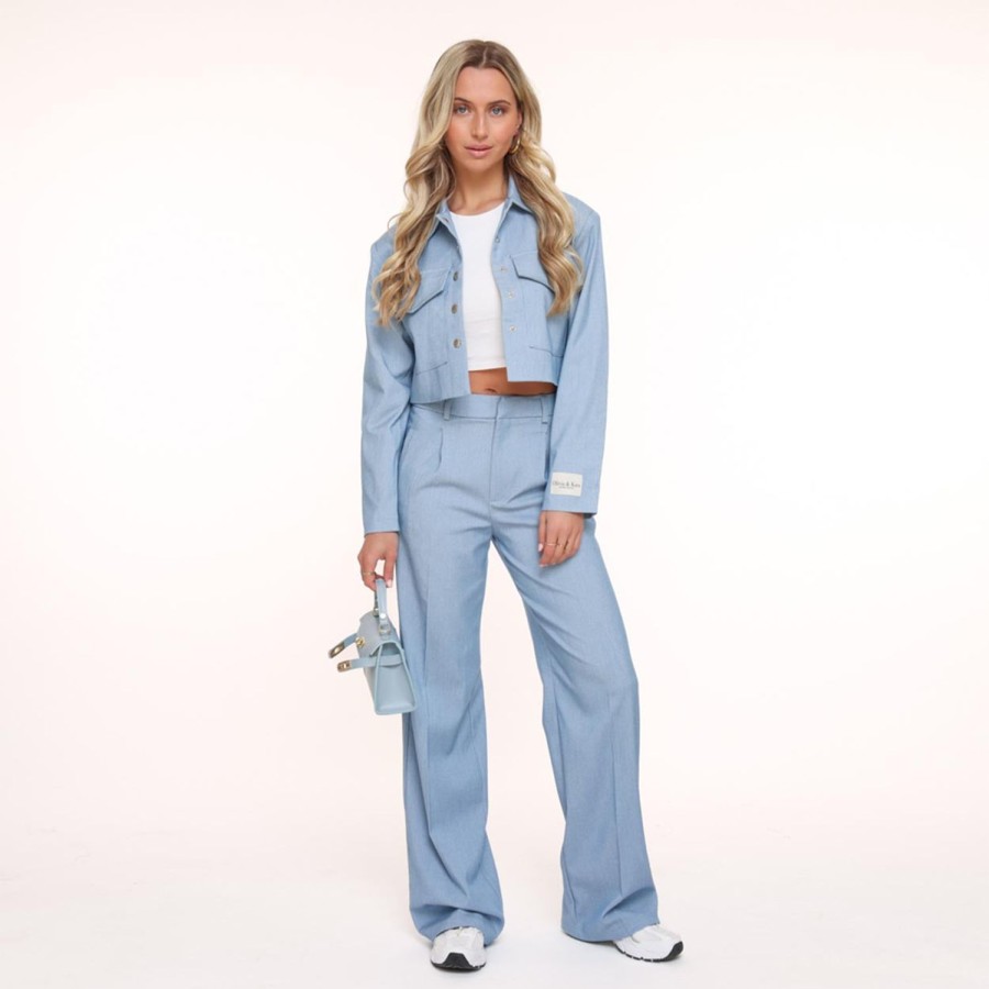 Olivia & Kate Trousers & Jeans | Jeans Blue Studio-Pantalon