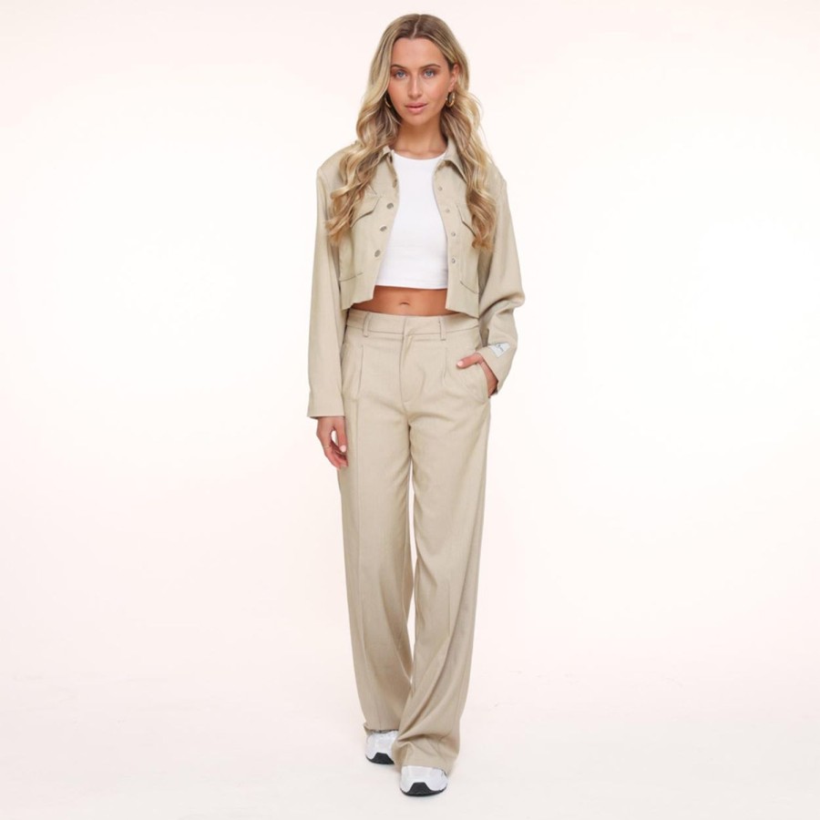 Olivia & Kate Trousers & Jeans | Beige Studio-Pantalon