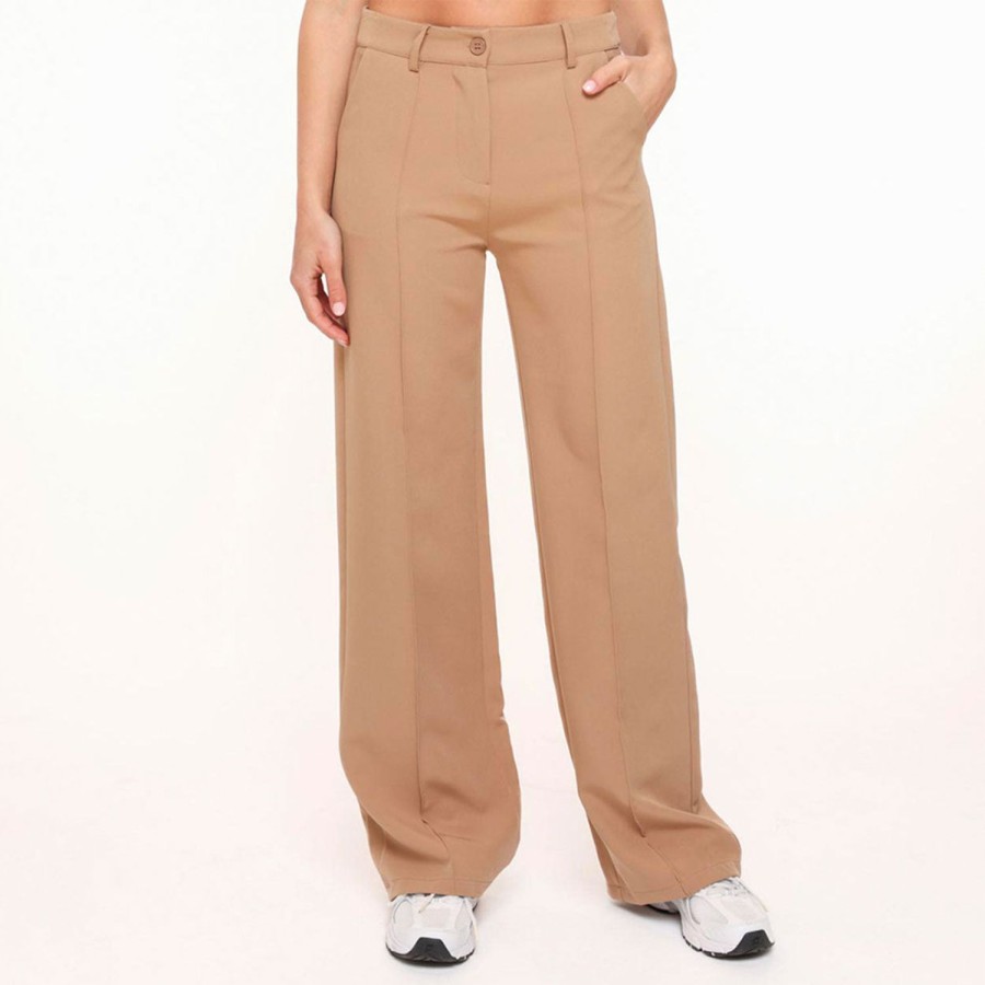 Olivia & Kate Trousers & Jeans | Camel Basic-Pantalon