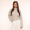 Olivia & Kate Sweaters | Beige Turtleneck-Sweater