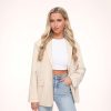 Olivia & Kate Blazers | Beige Studio Basic-Blazer