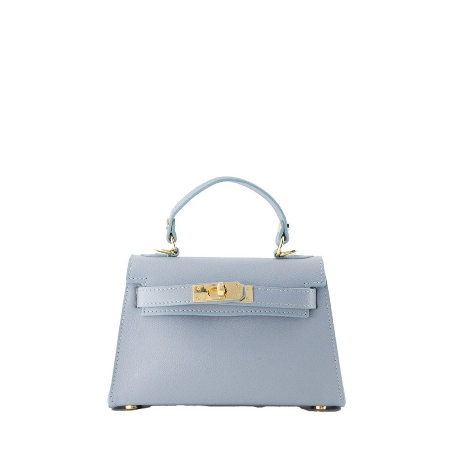 Olivia & Kate Bags | Light Blue Golden Details-Bag