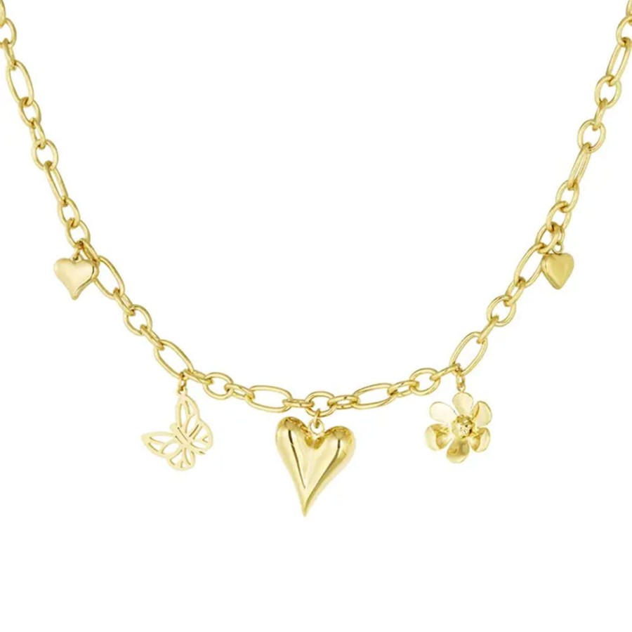 Olivia & Kate Necklaces | Golden Statement Pendants Chain-Necklace