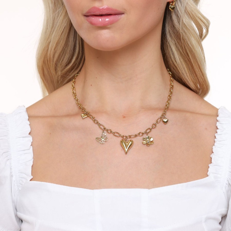 Olivia & Kate Necklaces | Golden Statement Pendants Chain-Necklace