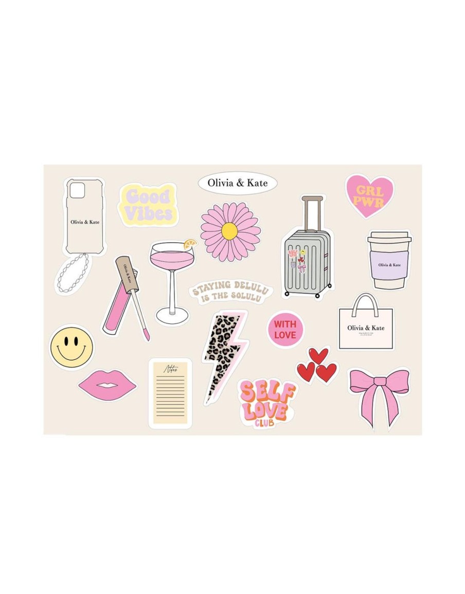 Olivia & Kate Stickervel | Colorful Trendy-Sticker Sheet