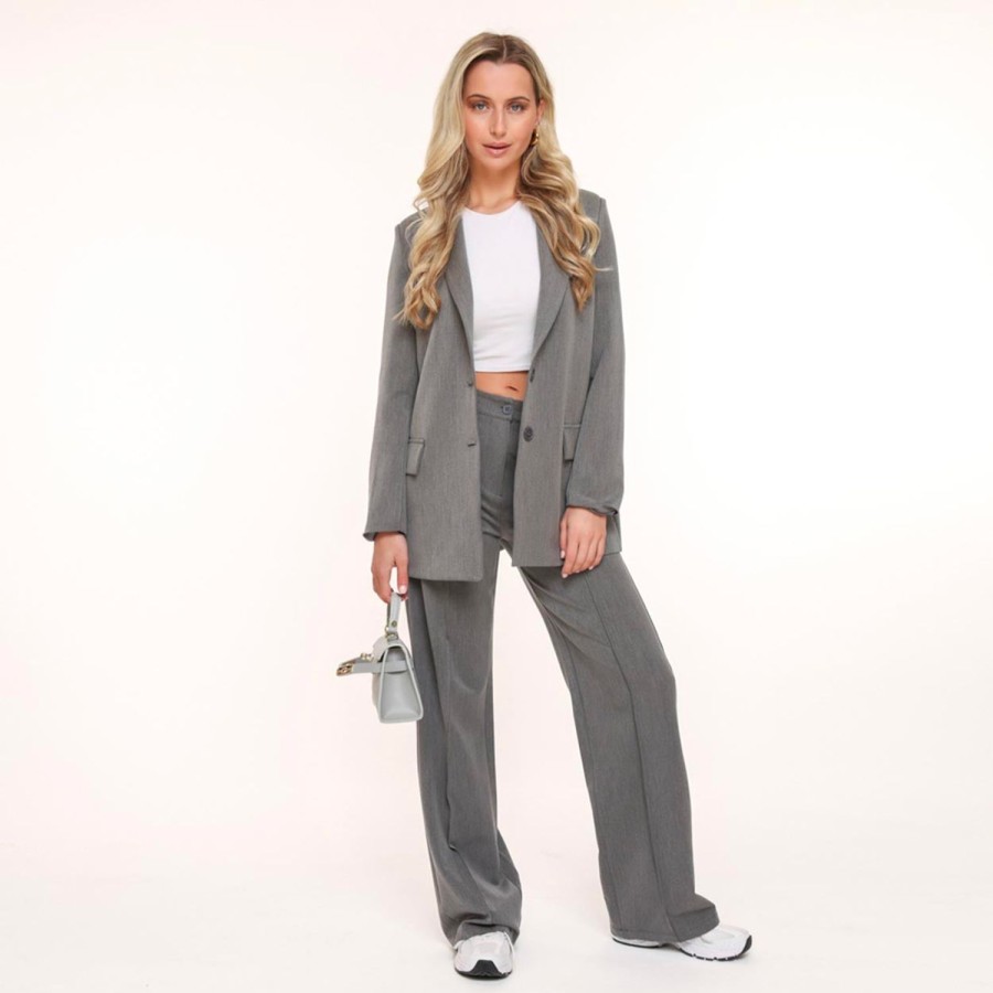 Olivia & Kate Blazers | Grey Basic-Blazer