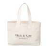 Olivia & Kate Bags | Beige Big Canvas-Bag