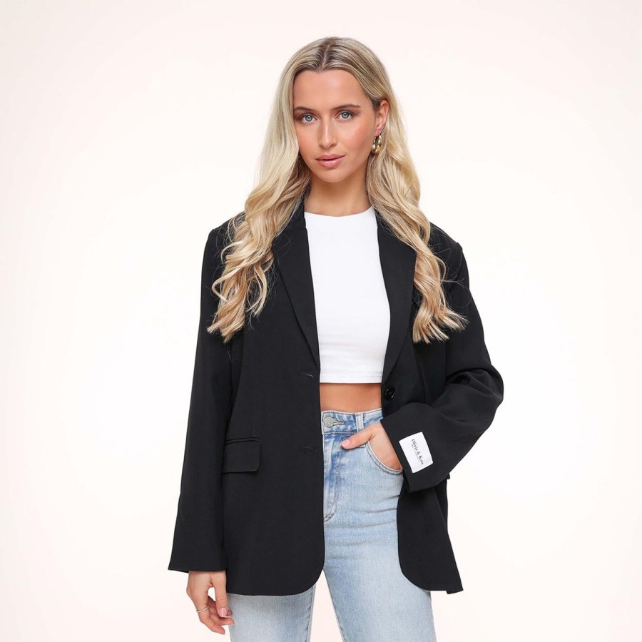 Olivia & Kate Blazers | Black Studio Basic-Blazer