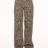 Olivia & Kate Trousers & Jeans | Brown Hearts Print-Jeans