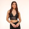 Olivia & Kate Lingerie | Black Lina Lace-Bralette