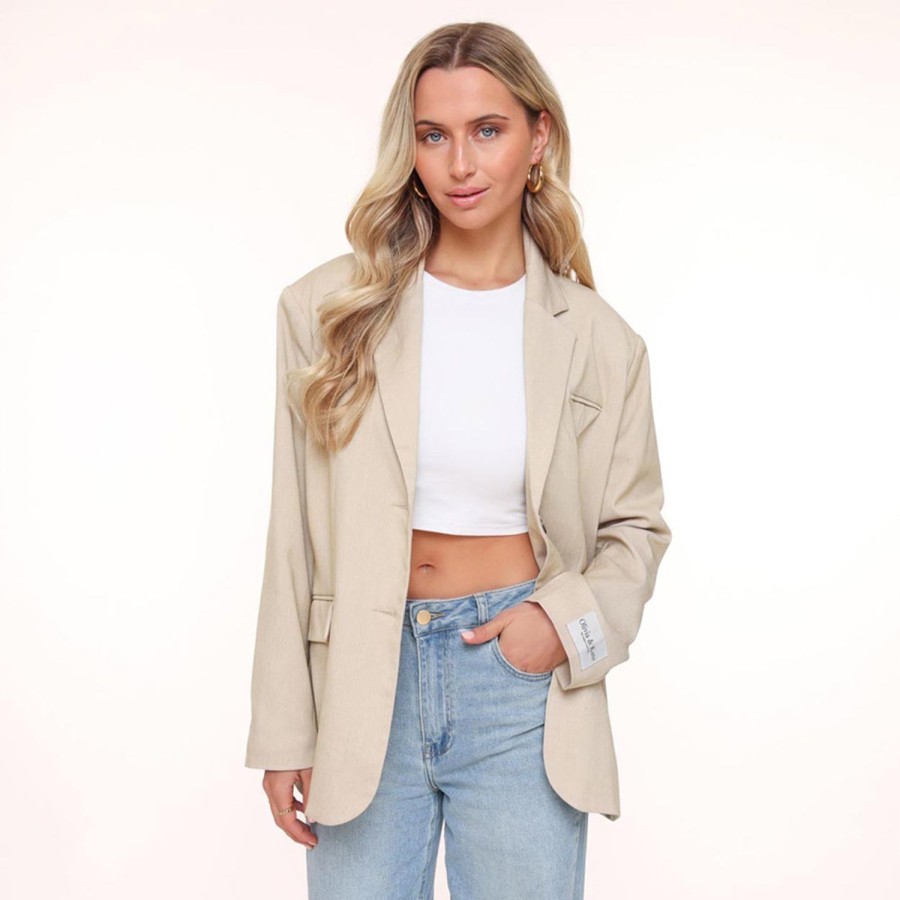 Olivia & Kate Blazers | Beige Studio-Blazer