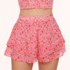 Olivia & Kate Skorts | Pink Flowers Ruffel-Skort