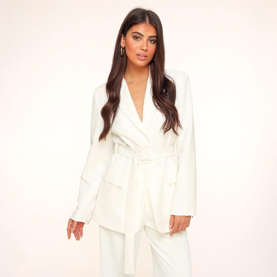 Olivia & Kate Blazers | White Belt-Blazer