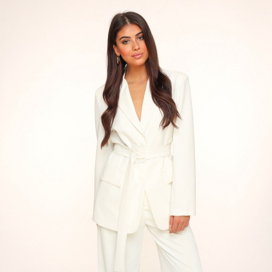 Olivia & Kate Blazers | White Belt-Blazer