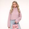 Olivia & Kate Sweaters | Lightpink Turtleneck-Sweater