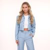 Olivia & Kate Jackets | Jeans Blue Studio Cropped-Jacket